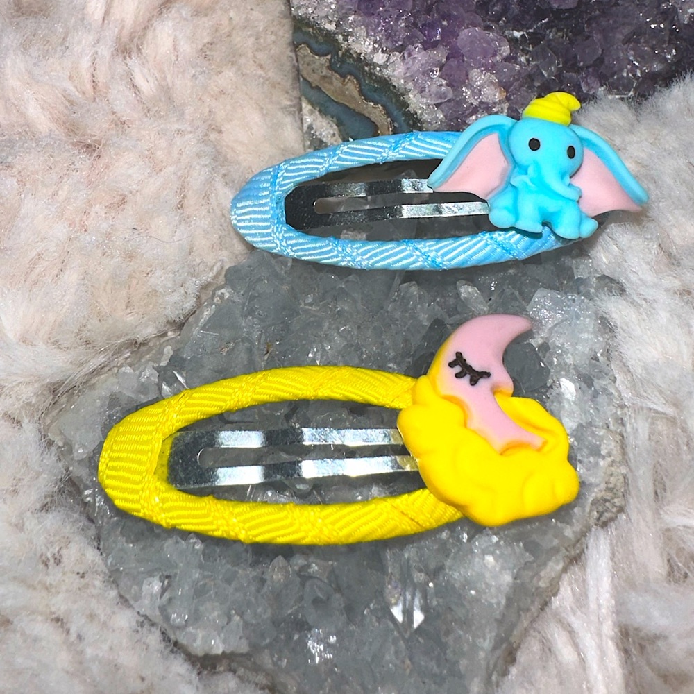 kawaii cute sleepy time lullaby baby hair clips